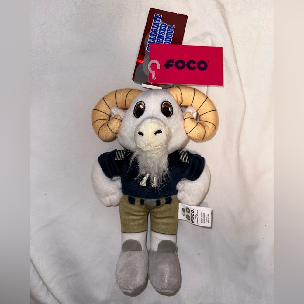 COPY - USNA Naval Academy Football Stuffed Animal Goat Mascot